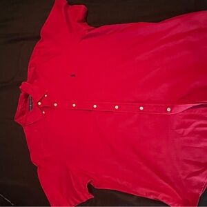 XXL Classic Fit Red Ralph Lauren Polo Shirt